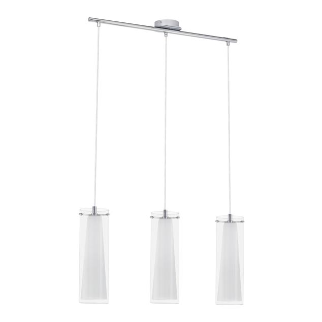Eglo 49377 Avoltri Lampadario D8Cm 60W E27 In Legno Bianco