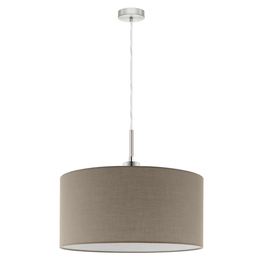 Eglo - Lampada a sospensione LED con cavo TUNJA 1xE27/60W/230V taupe
