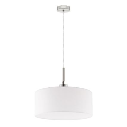 Eglo - Lampada a sospensione LED su cavo TUNJA 1xE27/60W/230V bianco