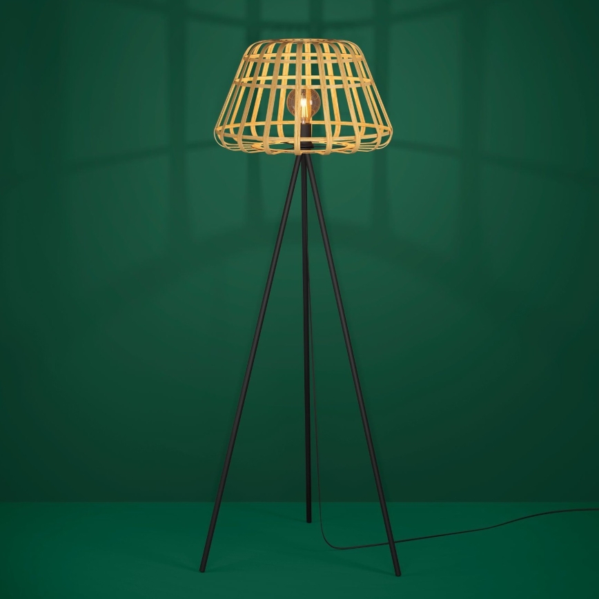 Eglo - Lampada con piedistallo 1xE27/40W/230V bambù