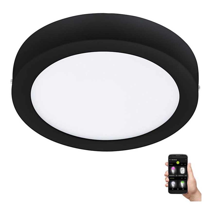 Eglo - Lampada da bagno dimmerabile a LED 16,5W/230V IP44 ZigBee Ø 21 cm