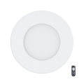 Eglo - Lampada da incasso dimmerabile a LED 5W/230V con telecomando Ø 12 cm