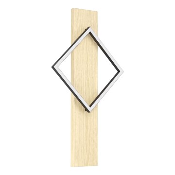 Eglo - Lampada da parete LED/13W/230V nero/beige