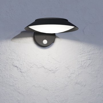 Eglo - Lampada da parete solare LED con sensore LED/7W/3,7V 2200 mAh IP44