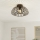 Eglo - Lampada da soffitto 1xE27/40W/230V Ø 38,5 cm bronzo