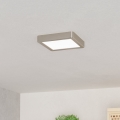 Eglo - Lampada da soffitto LED/7W/230V 2700/4000/6500K 15x15 cm cromo opaco