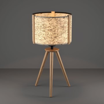 Eglo - Lampada da tavolo 1xE27/25W/230V beige