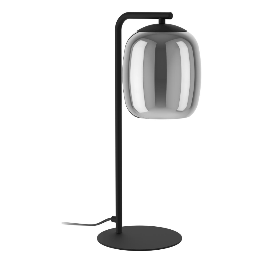 Eglo - Lampada da tavolo 1xE27/28W/230V grigio