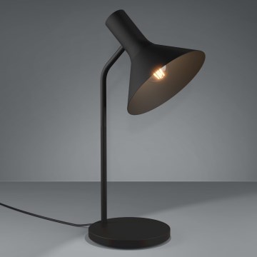 Eglo - Lampada da tavolo 1xE27/28W/230V nero