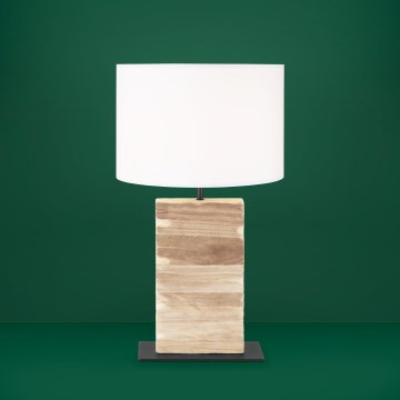 Eglo - Lampada da tavolo 1xE27/40W/230V 62,5 cm marrone