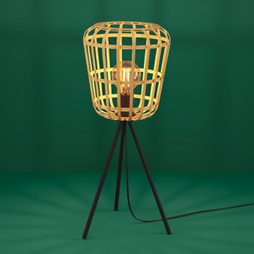 Eglo - Lampada da tavolo 1xE27/40W/230V bambù
