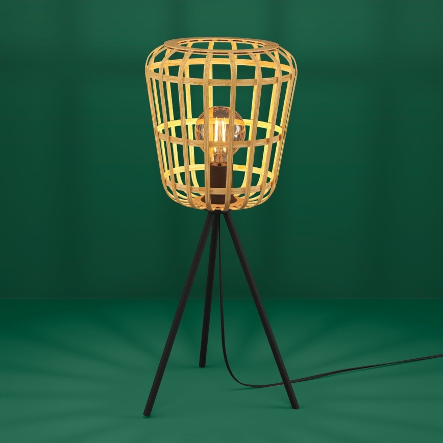 Eglo - Lampada da tavolo 1xE27/40W/230V bambù