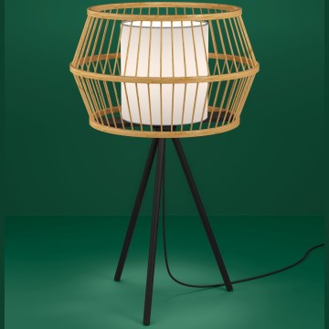 Eglo - Lampada da tavolo 1xE27/40W/230V bambù