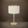 Eglo - Lampada da tavolo 1xE27/40W/230V bianca