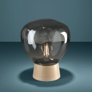 Eglo - Lampada da tavolo 1xE27/40W/230V fumé