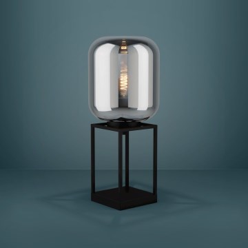 Eglo - Lampada da tavolo 1xE27/40W/230V fumé