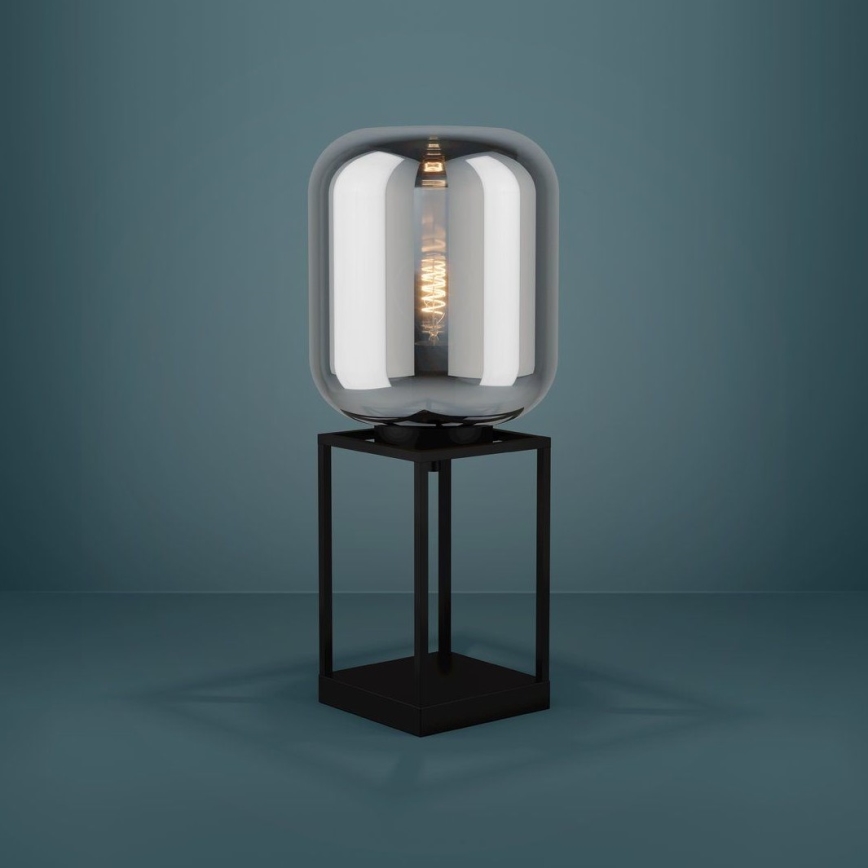 Eglo - Lampada da tavolo 1xE27/40W/230V fumé