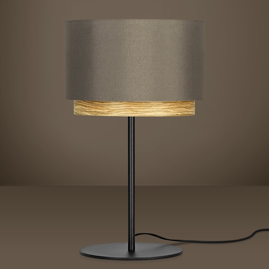 Eglo - Lampada da tavolo 1xE27/40W/230V marrone