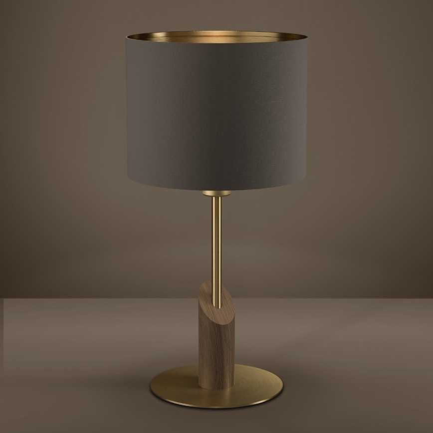 Eglo - Lampada da tavolo 1xE27/40W/230V marrone/oro