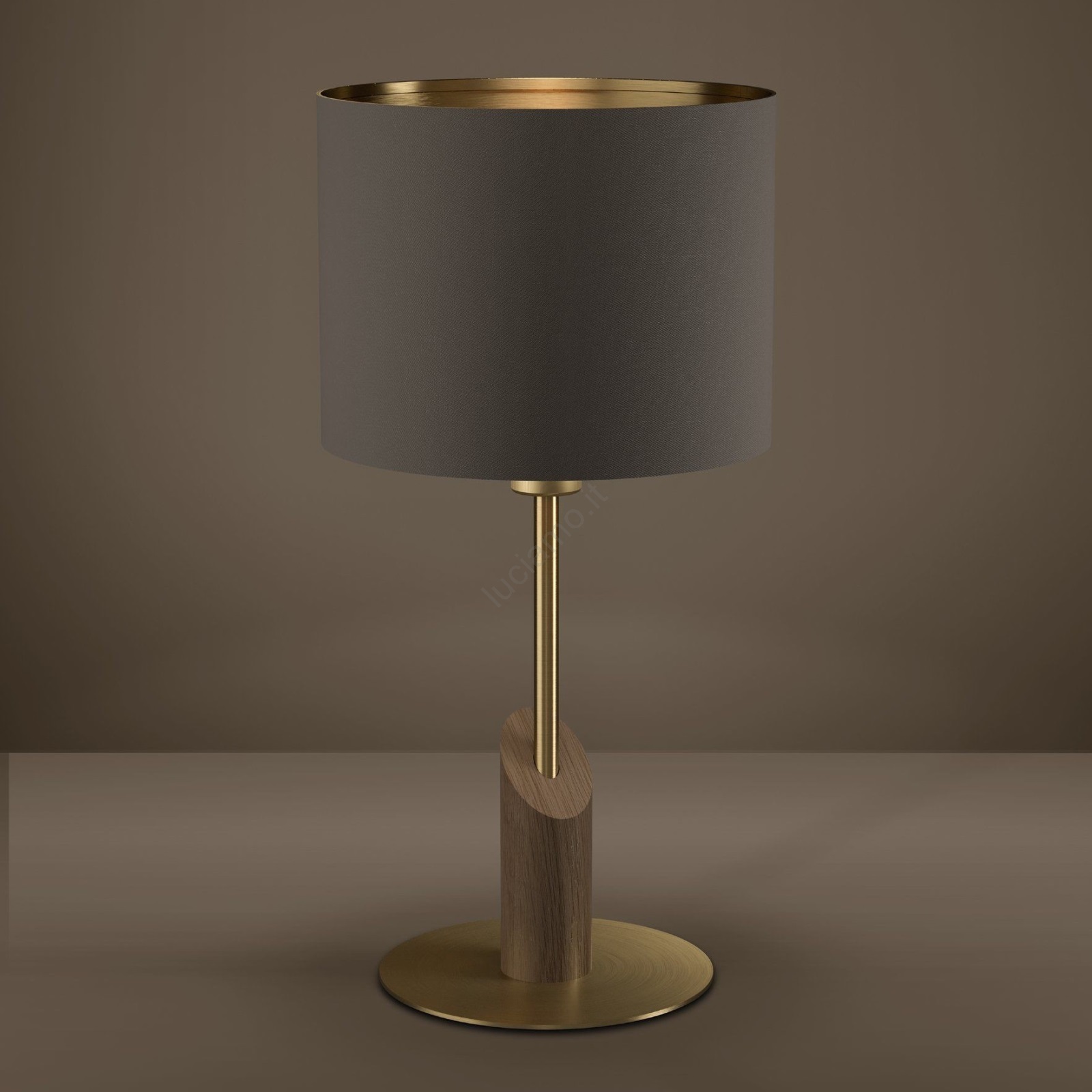 Eglo Lampada Da Tavolo Marrone – Design Rustico Nautico Con Corda E Acciaio, Interruttore Sul Cavo