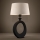 Eglo - Lampada da tavolo 1xE27/60W/230V 52,5 cm nero/color crema