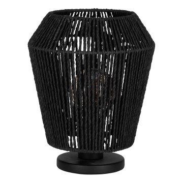Eglo - Lampada da tavolo 1xE27/60W/230V nero