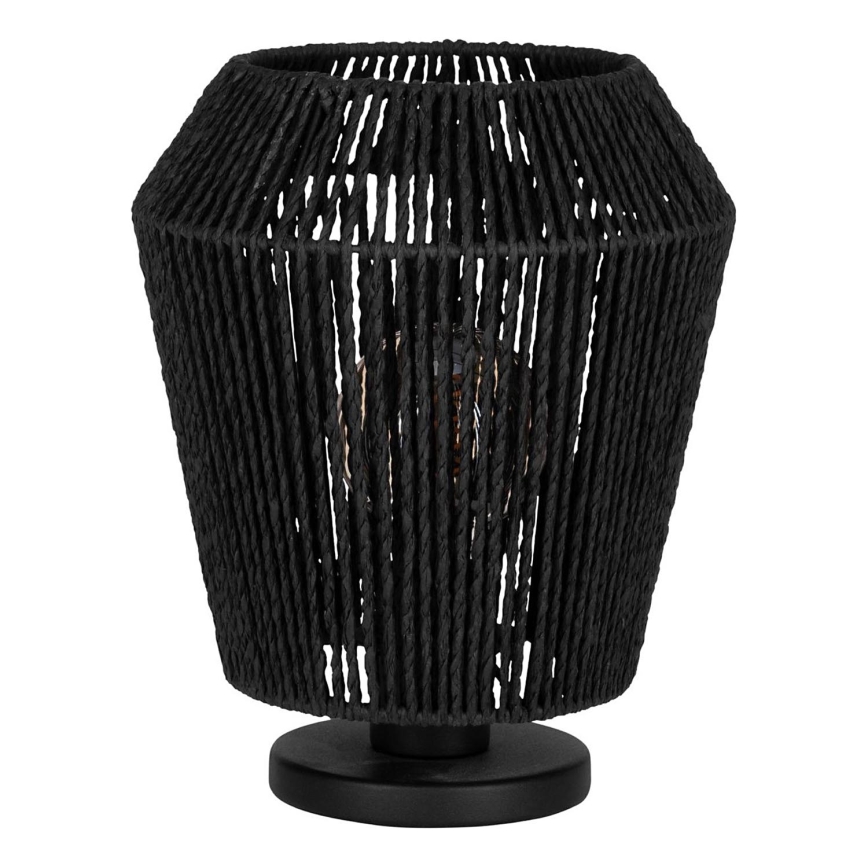 Eglo - Lampada da tavolo 1xE27/60W/230V nero