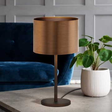 Eglo - Lampada da tavolo 1xE27/60W/230V rame