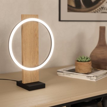 Eglo - Lampada da tavolo LED LED/12W/230V 3000K beige/nero