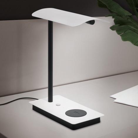 Eglo - Lampada da tavolo LED touch dimmerabile con ricarica wireless LED/5,8W/230V bianco