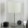 Eglo - Lampada da tavolo LED TUNJA 1xE27/60W/230V 38,5 cm cromo opaco/bianco