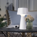 Eglo - Lampada da tavolo ricaricabile dimmerabile per esterni a LED/3W/5V 2200/3000/4000K 2000 mAh IP44 bianca