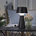 Eglo - Lampada da tavolo ricaricabile dimmerabile per esterni LED/3W/5V 2200/3000/4000K 2000 mAh IP44 nera