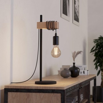 Eglo - Lampada da tavolo TOWNSHEND 1xE27/10W/230V