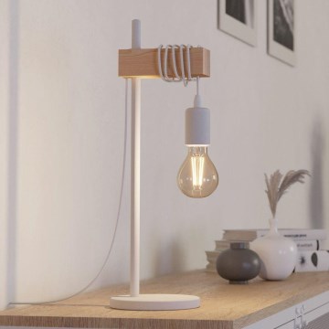 Eglo - Lampada da tavolo TOWNSHEND 1xE27/10W/230V
