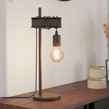 Eglo - Lampada da tavolo TOWNSHEND 1xE27/10W/230V