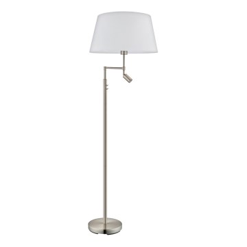 Eglo - Lampada da terra 1xE27/60W + 1xLED/2,1W