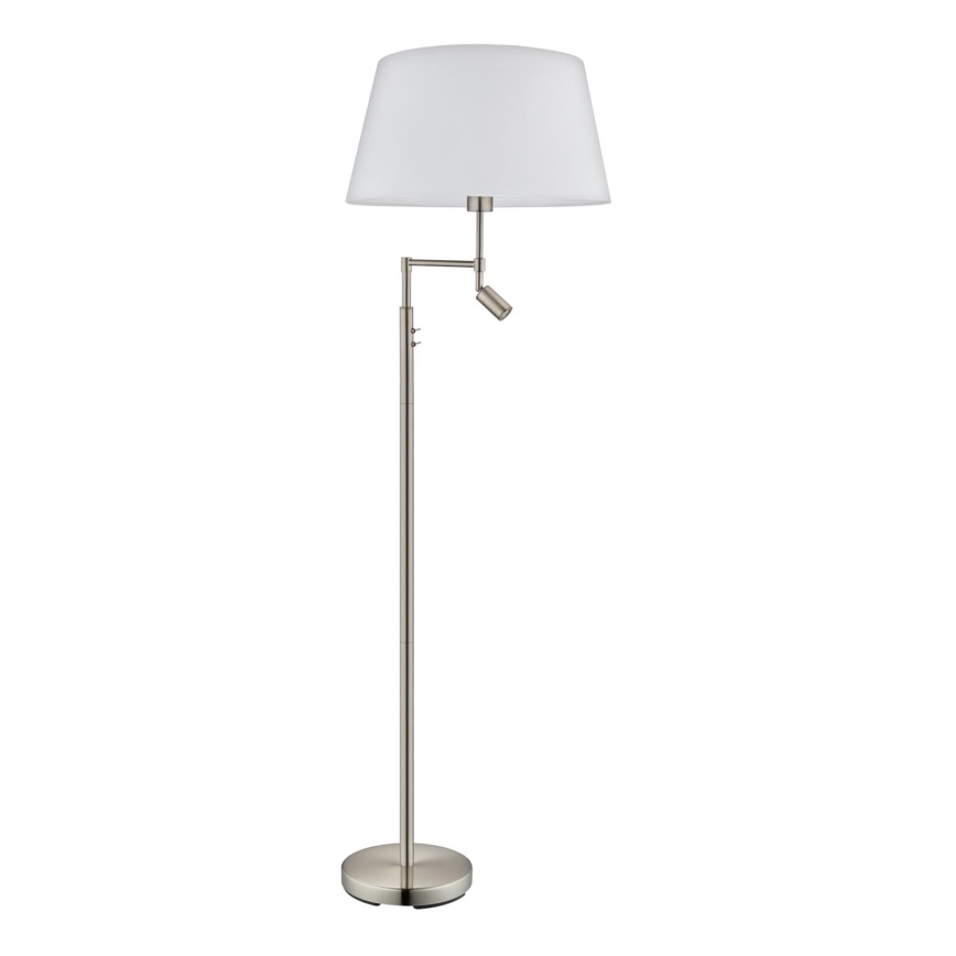 Eglo - Lampada da terra 1xE27/60W + 1xLED/2,1W
