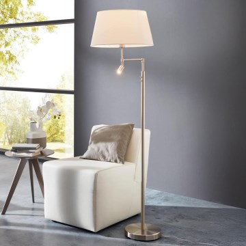 Eglo - Lampada da terra 1xE27/60W + LED/2,1W