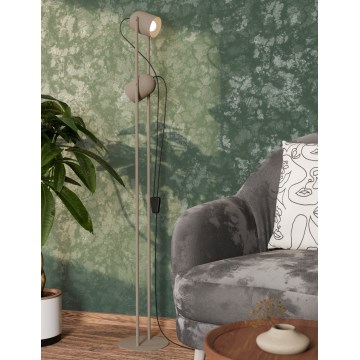 Eglo - Lampada da terra 2xE14/8W/230V beige