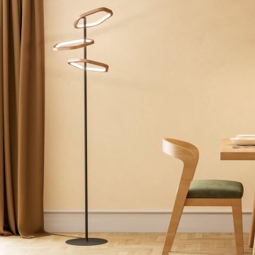 Eglo - Lampada da terra dimmerabile a LED/20W/230V oro