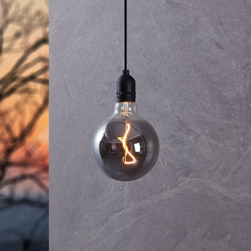 Eglo - Lampada LED a sospensione da esterno LED/0,06W/6V 4xAA IP44 grigio
