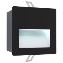 Eglo - Lampada LED da incasso da esterno LED/3,7W/230V IP65 nero