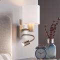 Eglo - Lampada LED flessibile 1xE27/40W+LED/3,8W bianco