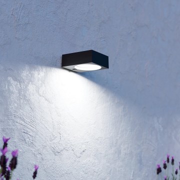 Eglo - Lampada solare a LED con sensore LED/6,5W/3,7V 2000 mAh nero