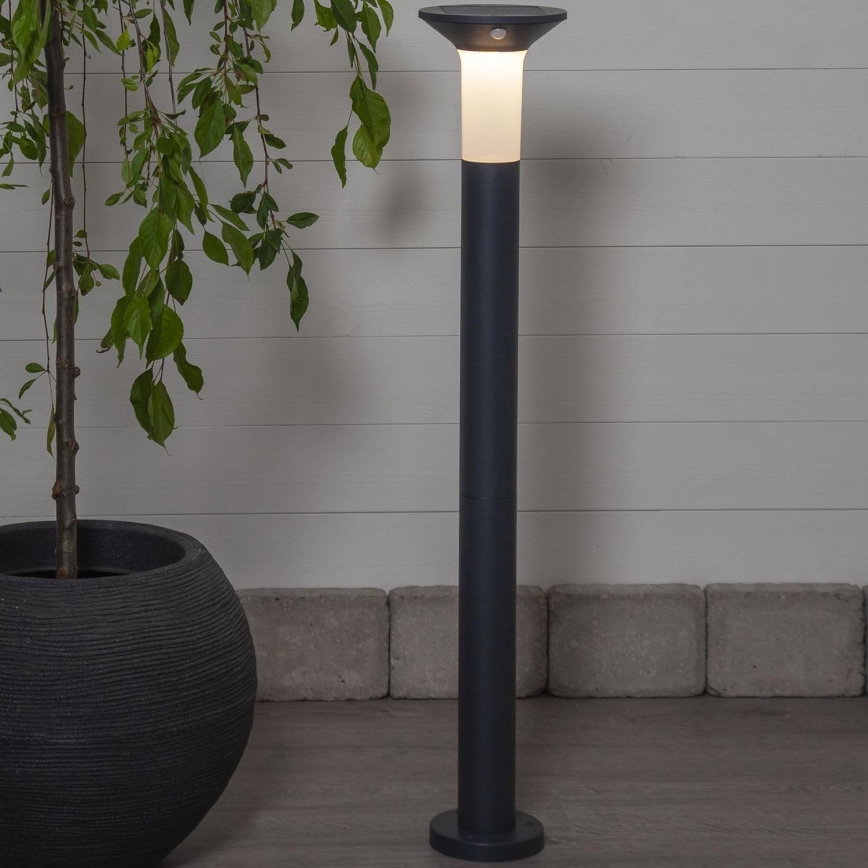 Eglo - Lampada solare LED da esterno con sensore 6xLED/0,03W/3,7V 1500 mAh IP44