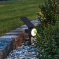 Eglo - Lampada solare LED RGBW dimmerabile LED/3W/4,5V IP44 nera + telecomando