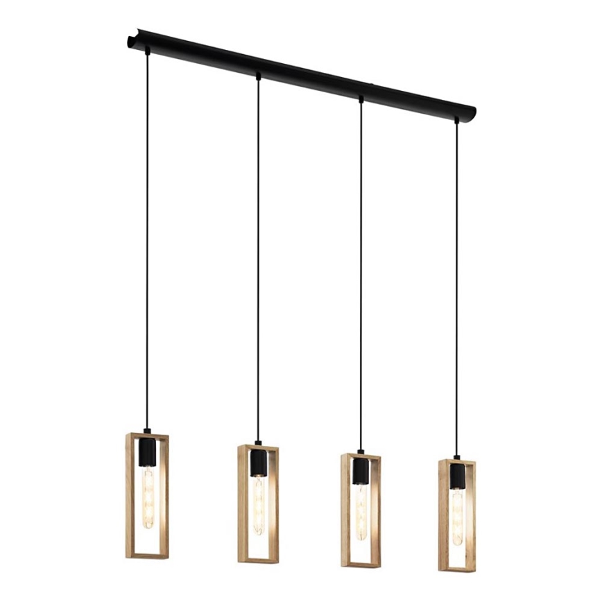 Eglo - Lampadario a cavo 4xE27/60W/230V