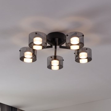 Eglo - Lampadario a LED dimmerabile montato in superficie 5xLED/5,4W/230V