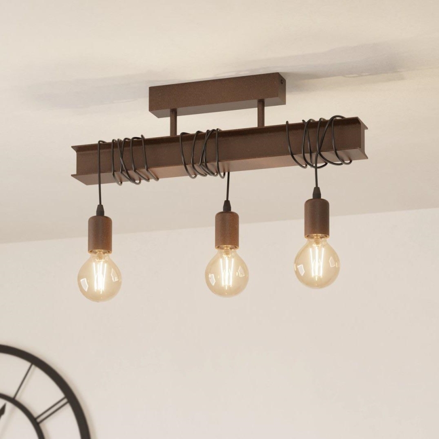 Eglo - Lampadario a parete TOWNSHEND 3xE27/60W/230V